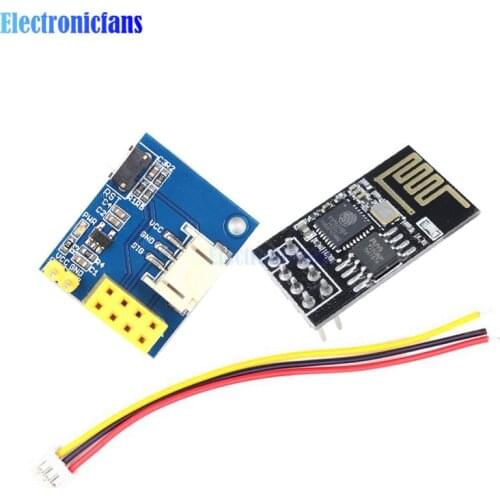 ESP8266 ESP-01 ESP-01S WS2812 RGB LED Controller Module for Arduino IDE WS2812 Light Ring Smart Electronic DIY With Connector