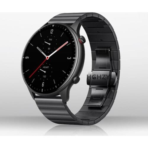 Metal Strap For Amazfit GTR 2 2e 47mm strap Stainless Steel butterfly buckle Loop Bracelet Replacement For Amazfit GTS2 Mini