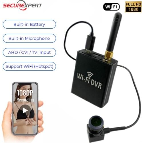 1080P Mini Wifi DVR Camera Kits Video surveillance recorder Onvif AHD DVR P2P Video Audio DVR Recorder 128GB TF Card Slot
