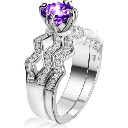 Fashion Rings For Women Party Elegant Luxury Bridal Jewelry Wedding Engagement Ring High Quality Trending Rings