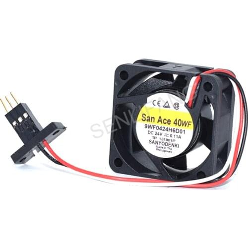 New For SANYO 9WF0424H6D01 DC24V 0.11A 4020 4CM Three Wires Square Cooling Fan