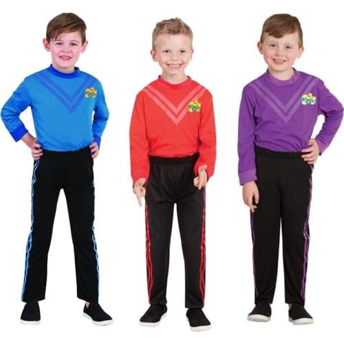 Dress up Wiggles Boys Dance outfit costume Ballet Suit 2pcs 1set suitable 3-9years Simon costume