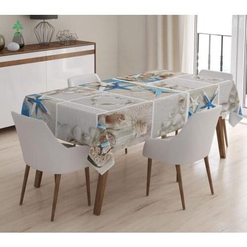 Marine Theme Tablecloth Kitchen Restaurant New Family Gift