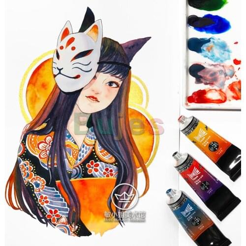 Super Vision Layered Special Color Semi-block Solid Watercolor Paint Master-level Aquarela Pigment Set Drawing Artist Supplies