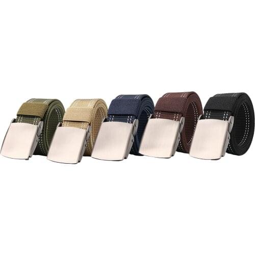 Canvas Fabric Belt, Mens Belt, Jeans Belt, 3.8cm Wide, Suit Belt