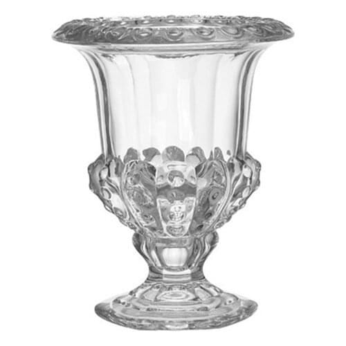 European Style Tall Vases Glass Transparent Creativity Hotel Ornaments Crafts Crystal Candlestick Wedding Decorations LBS