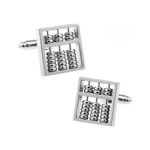WN hot sales/math abacus cufflinks quality French shirts cufflinks wholesale/guiguzi arithmetic