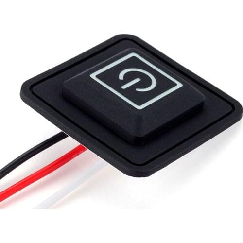 Heated Vest Pants Gloves Electirc Heating Waistband DIY Temperature Controllers Rheostat Switch Silicone Button Switches 3.7~12V