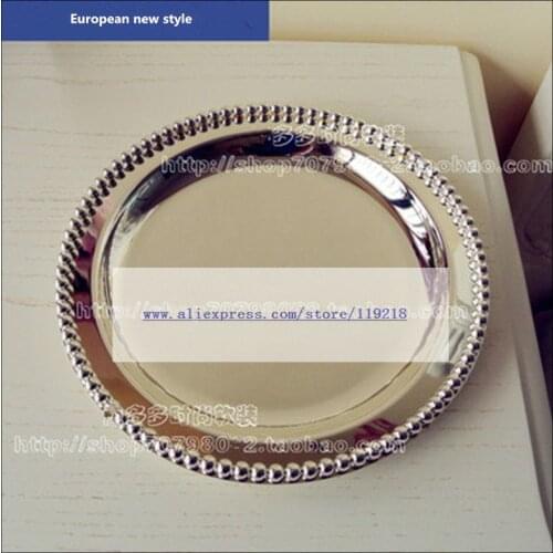 1 PCS Silver plated three-layer afternoon tea snack rack wedding baking dessert set table living room table decoration