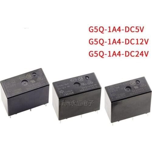 2PCS/LOT Relay G5Q-1A4-DC5V G5Q-1A4-DC12V G5Q-1A4-DC24V 4PIN