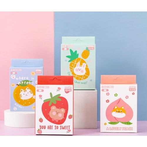 4 Boxes Cartoon Bandages Waterproof Adhesive Bandages Wound Plaster First Aid Hemostasis Band Aid Sterile Stickers for Children