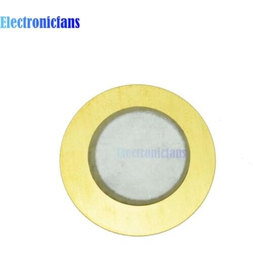 5PCS 20mm Piezo Elements Sounder Sensor Trigger Drum Disc 6.5KHZ Wire