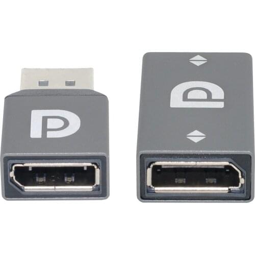 CYSM 2pcs/set DisplayPort 1.2 4K 60hz to DP Extension Adapter Male Female Ultra-HD UHD for Video PC Laptop TV