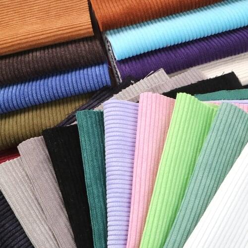 David accessories 20*33cm Solid Polyester Corduroy Fabric Patchwork for Sewing Dress Cloth Making DIY Cushion Cover,1Yc8609
