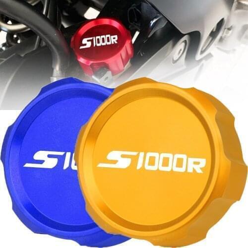 Motorcycle CNC Rear Brake Fluid Reservoir Cover Cap Accessories For BMW S1000R S 1000R 2014-2019 2015 2016 2017 2018