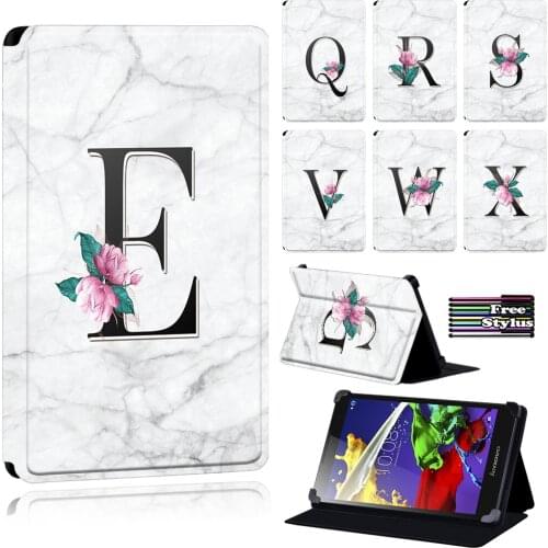 Tablet Case for Lenovo Tab 3(7 Essential/10.1)/Tab 4(8/10/8 Plus/10 Plus)/Tab 2 A8/A7-(10/10F)/A10-70 -Letter Pattern Cover Case