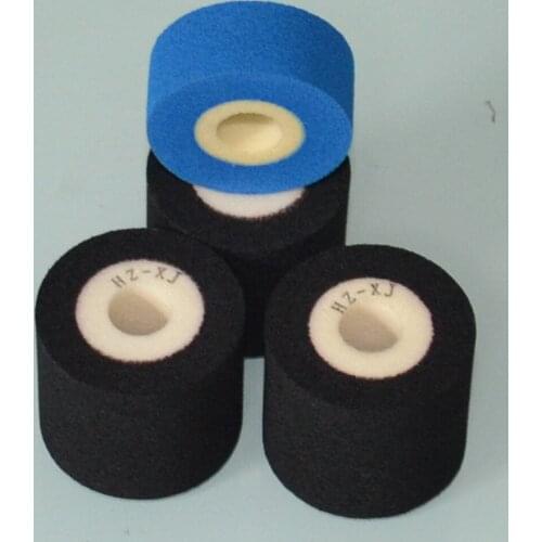 Black Diameter 36mm Height 40mm production machine solid ink roller for continuous band sealer
