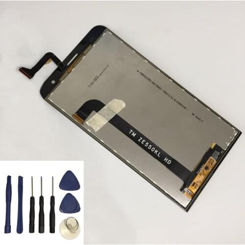 For Asus Zenfone 2 Laser ZE550KL Z00LD Touch Screen Panel Digitizer + LCD Display Monitor Panel Module Assembly + Free Tools