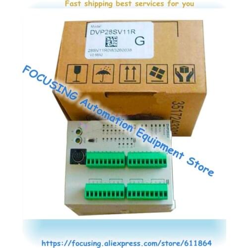 DVP28SV11R PLC New Original SV Series 24VDC 16DI 12DO Relay Output