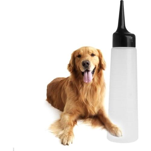 Diluted Shampoo Bottle Scale 240ML Pet Dog Cleaning Puppy Cat Handheld Washing Brush Bath Dilution Ratio Bottle Pet Supplies