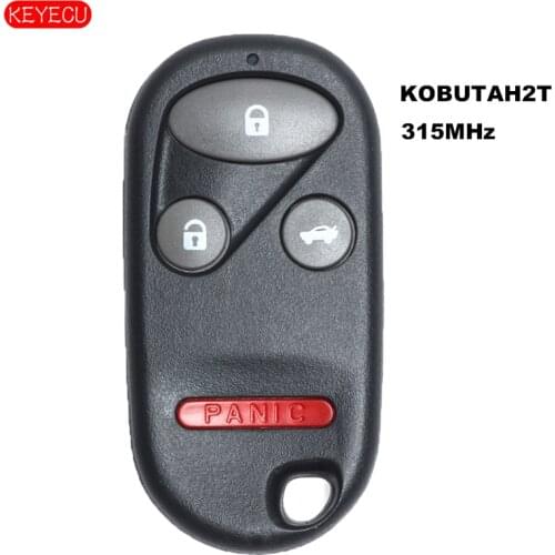 KEYECU Remote Control Transmitter Key for Honda Accord 1998 -2002 FCC: KOBUTAH2T