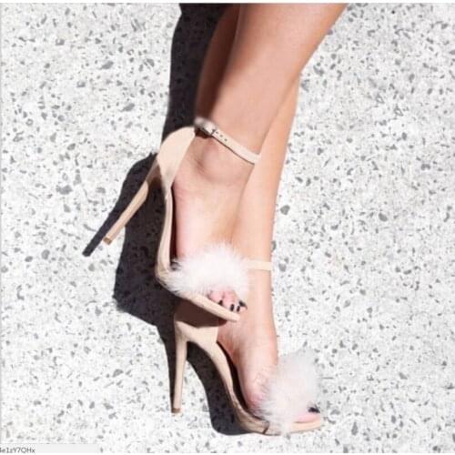 Summer sexy Shoes Platform PU Sandals Women Peep Toe High Tape hot drills Heels Sandals Female Sandals fashion new woman shoes