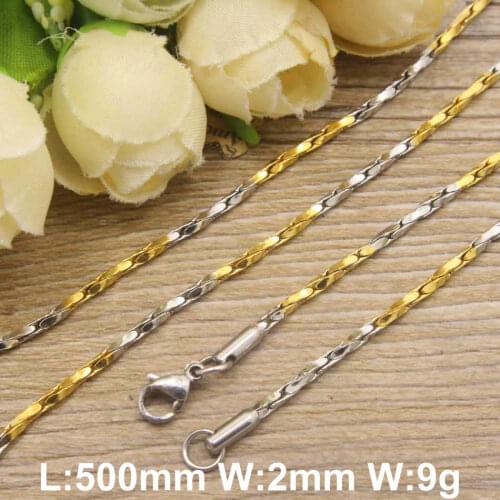 Hot Selling Accessories Wholesale Stainless Steel Vintage Jewelry Fashion Chain Necklace NFHGBDGS