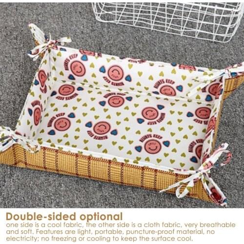 Dog Bed Cat Multifunctional Summer Mat Kennel Printed Waterproof Pet Ice Mat Kennel Four Seasons Universal Dogs Nest Folding