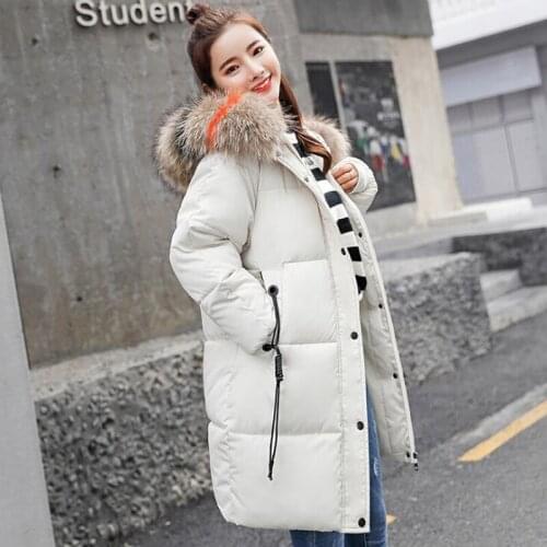 Fashion Winter Jacket Women Parka Coats Long Cotton Casual Hooded Jackets Women Thick Warm Winter Parkas Coat Female Overcoat