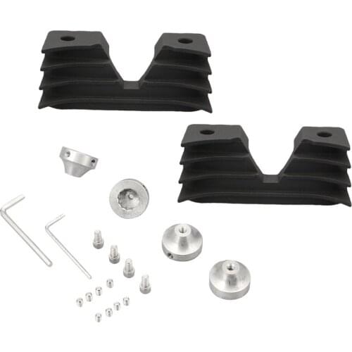 Motorcycle Black Finned Spark Plug Head Bolt Covers for Harley Sportster XL 1200 883 2004-UP