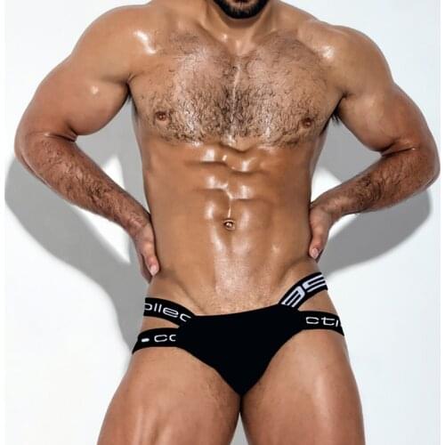 CMENIN Mens Jockstrap Underpants G String Gay Men Underwear Thongs Cueca Male Panties BS3501