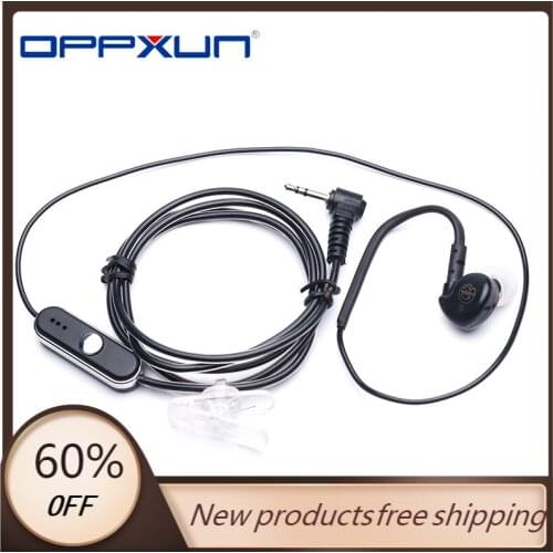 OPPXUN 2.5mm Earpiece Earphone Walkie Talkie Headphone for Motorola T280 T5700 T6200 T4 T8 Baofeng BFT6 Two Way Radio