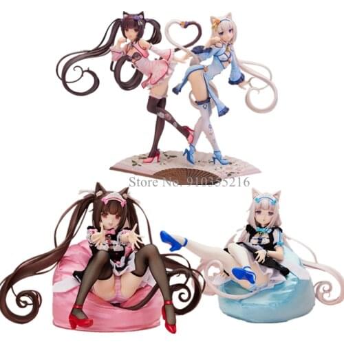 Native BINDing NEKOPARA Chocola Vanilla 1/4 Scale Girl PVC Action Figure Anime Real clothes Figure Model Adult Toys