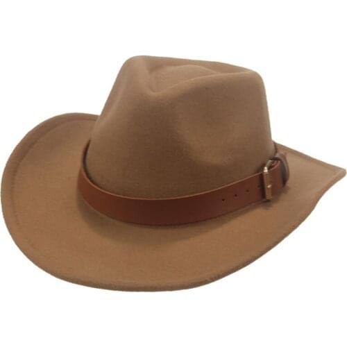 Panama women hat wide brim western cowboy band fedora hats men hats coffee black casual women felt hats luxury women panama hats