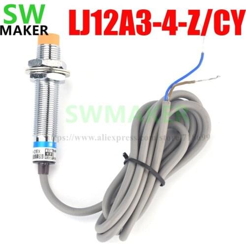 Shanghai Industrial proximity switch, LJ12A3-4-Z/CY sensor, metal induction PNP, DC four wire, 1 normally open, 1 normally close