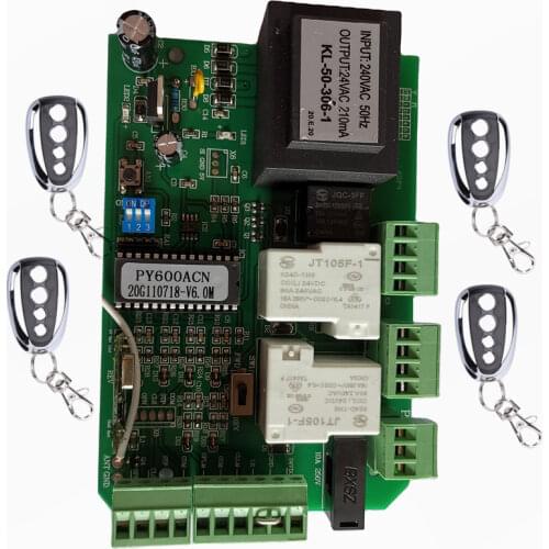 Sliding gate opener AC motor control unit PCB controller circuit board Replacemet Board(PY600ac PY1400 SL1500 PY800 model)