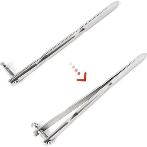 Adjustable Stainless Steel Penis Dilator Urethral Catheter Penis Plug Stick Penis Stimulator Masturbator Sex Toys for Men