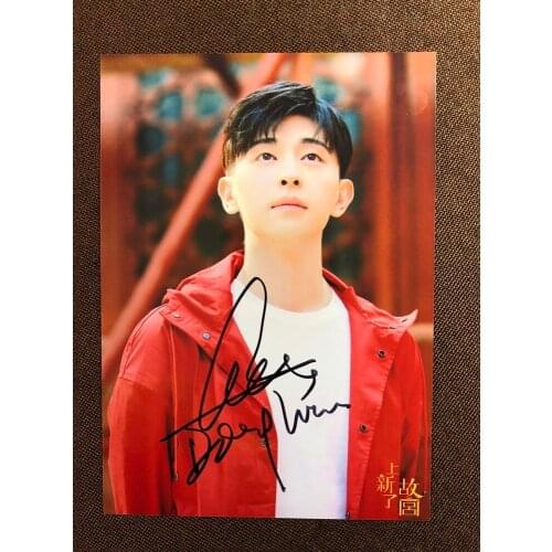 Hand Signed Deng Lun autographed photo 5*7 free ship 102019M