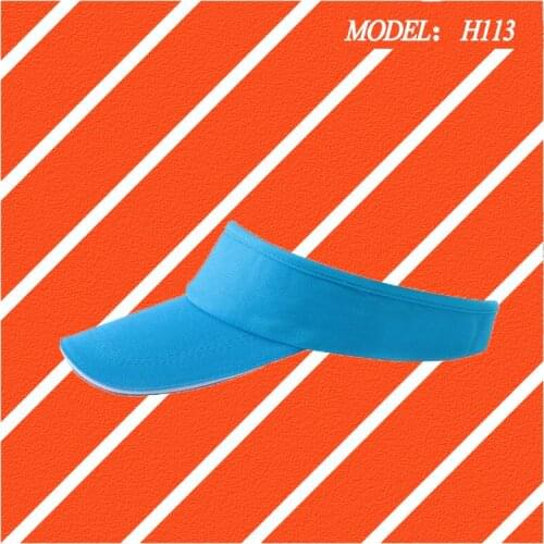 Summer new style polyester cotton men and women empty top hat outdoor sun hat ring sandwich advertising hat H113