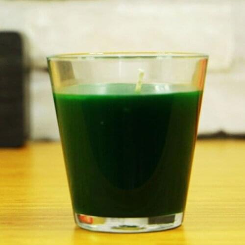 Apple Fragrant Dark Green Cup Candle candles and scents свечи и ароматы velas y aromas