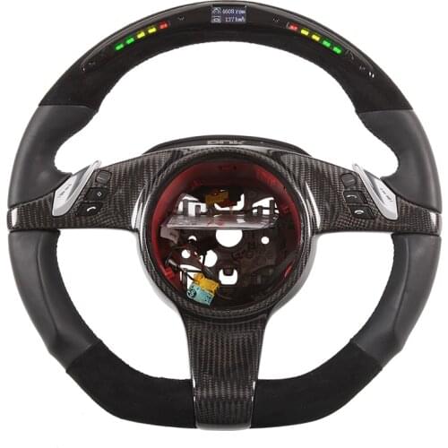 LED Steering Wheel compatible for Porsche Cayenne Macan Panamera 911 718