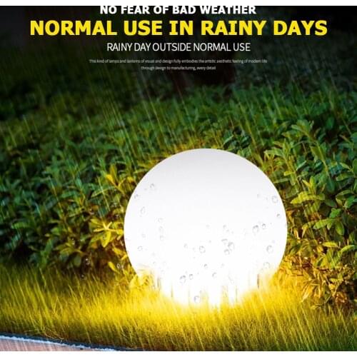 LED Outdoor Garden Ball Light Wedding Home Outdoor Decorations Waterproof Wedding Party Patio Lawn Floating Lamp