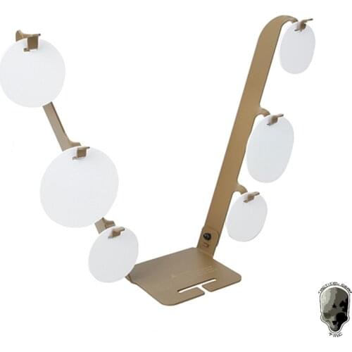 TMC Steel Airsoft Target V-shape Shooting Aim Practice Target Tactical Marksmanship 6-Plate 3661