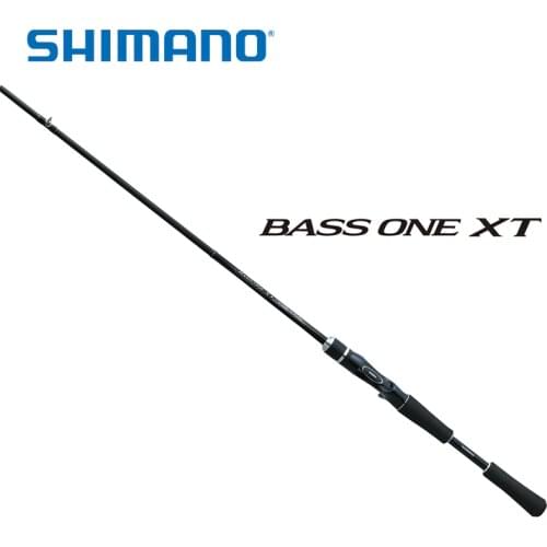 SHIMANO BASS ONE XT 2 SECTIONS ML/M/MH POWER Carbon Regular Fast Action Ultralight Lure Spinning and Baitcast Fishing Rod