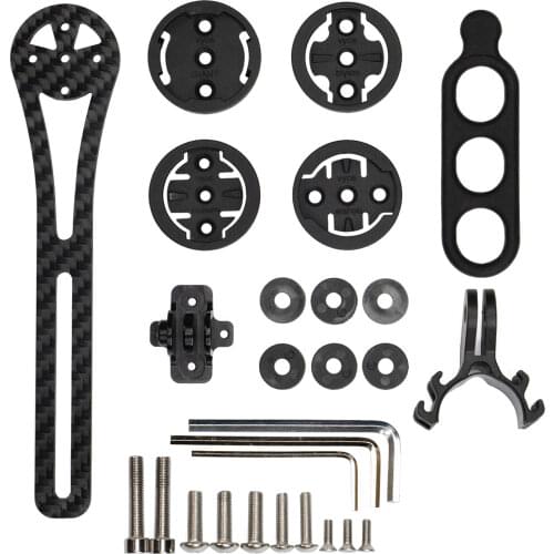 Carbon Mount Cycling Bike Holder Computer Stopwatch Mount Holder for Garmin Bryton Gopro Wahoo full Carbon