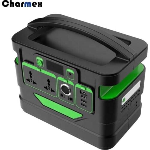 Outdoor Compass LED Lighting Portable Charger 1000W Solar Power Station Energy Storage Power Supply Real Capacity 140000mAh