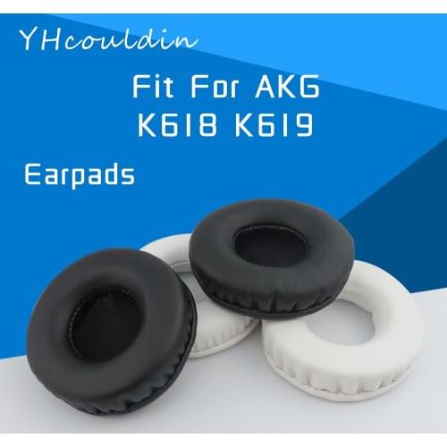 YHcouldin Earpads For AKG K618 K619 Headphone Accessaries Replacement Wrinkled Leather