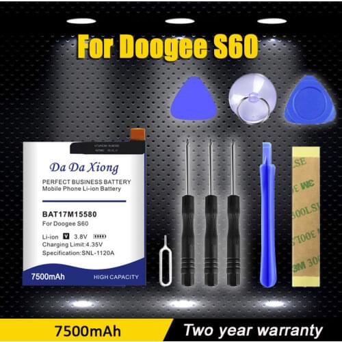High quality Battery BAT17M15580&BAT17S605580 Replacement 7150mAh Parts backup battery for DOOGEE S60 Smart Phone