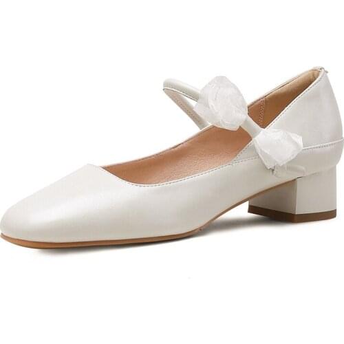 2021 High Heels Women Pumps Sexy Nightclub Wedding Casual Shoes Round Toe Parties Dress Slip-on Summer Flock Shallow Square Heel