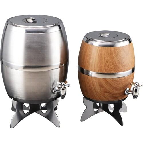 Zq Bar Beer Barrel Beer Barrel Raw Beer Bubble Barrels Red Wine Barrel Double Layer Insulation